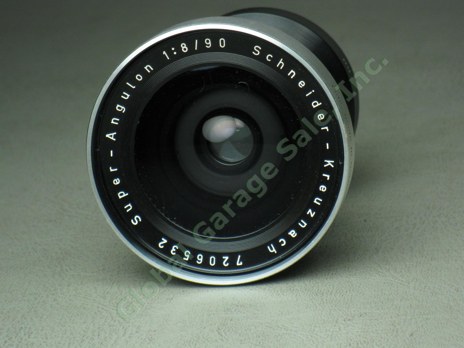 Schneider-Kreuznach Super-Angulon 1:8 f/8 90mm Camera Lens Serial #7206932 NR! 2