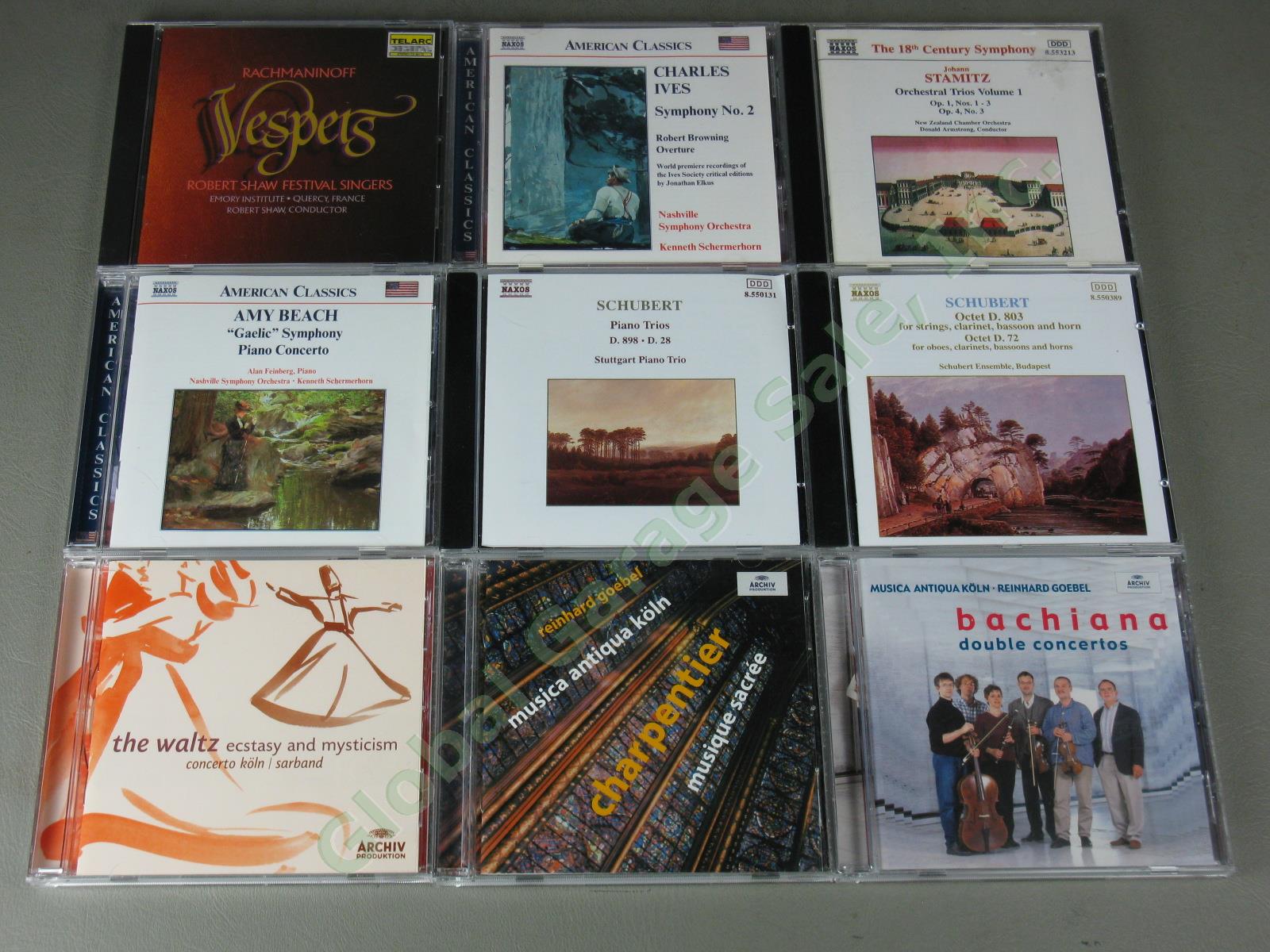 47 Classical Music CD Lot Telarc RCA Naxos Bach Shubert Beethoven Yo-Yo Ma +NR! 9