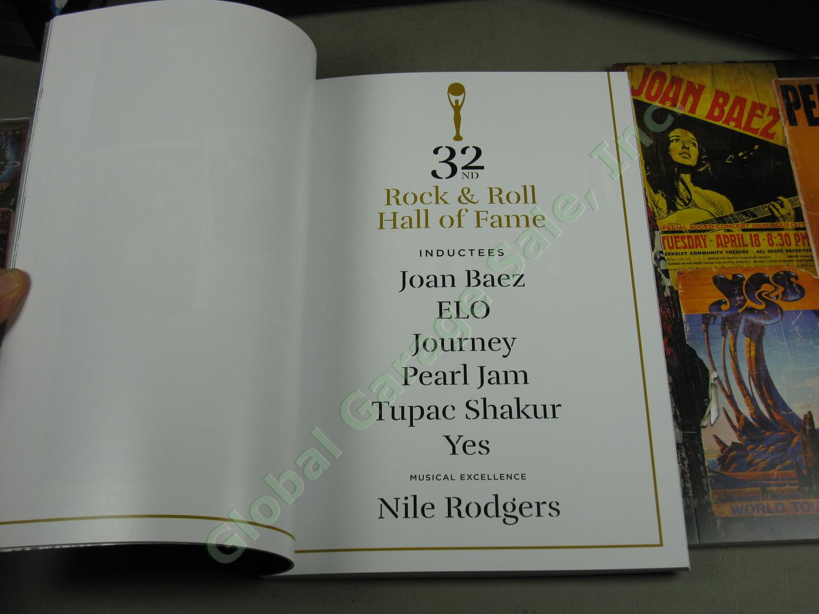 2 SETS! 2017 Rock & Roll Hall Of Fame Program CD + VIP Gift Bag Tupak Pearl Jam 5