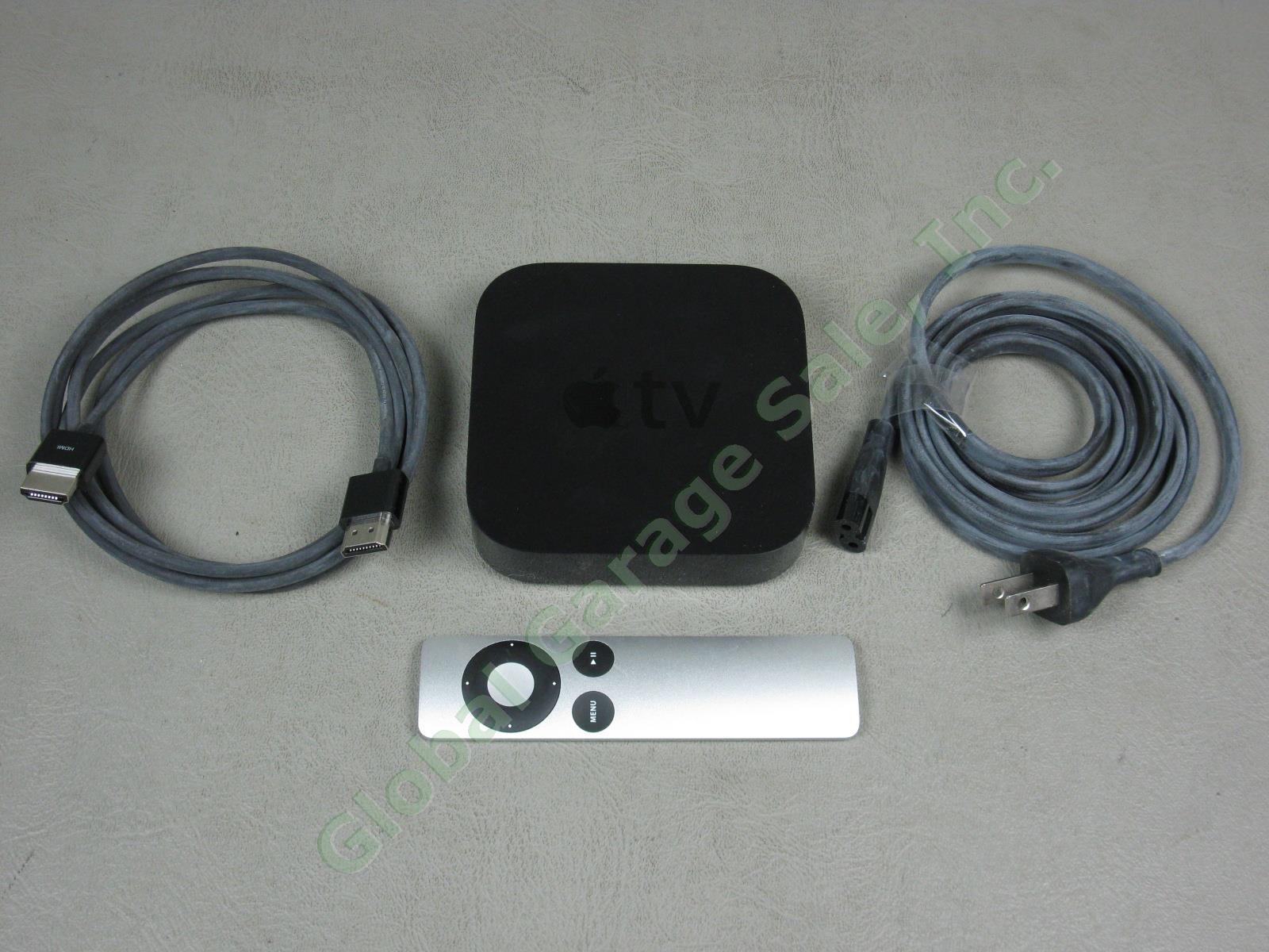 Apple TV 1080p Model A1469 3rd Gen Generation MD199LL/A One Owner w/ Remote NR!