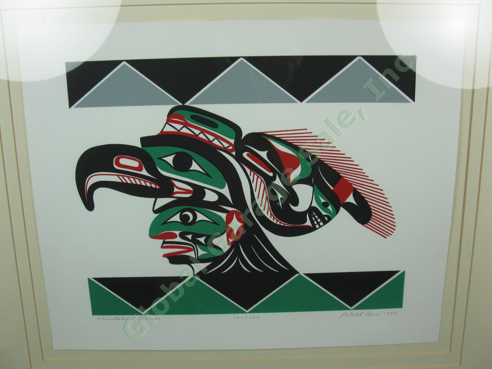 Patrick Amos Signed Ltd Ed Northwest Coast First Nation Print Thunderbird Dancer 1