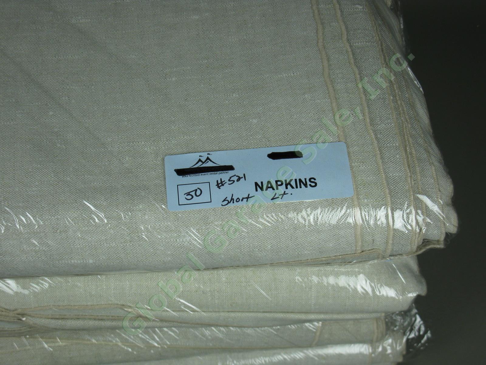 180 Tan Light Brown Beige 20"x20" Cloth Napkins Lot Wedding Party Linens No Res! 1