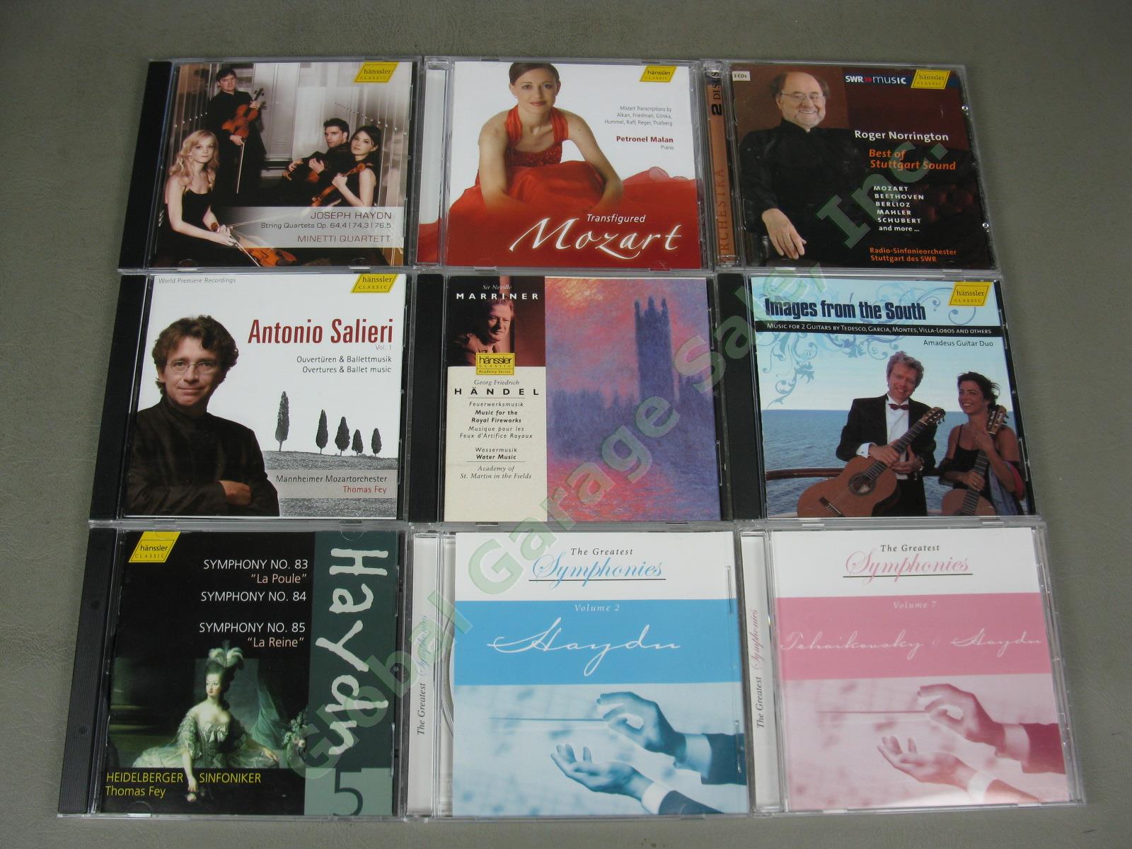 56 Classical Music CD Lot Hanssler Archiv Bach Mozart Pahud Amy Beach Brendel NR 8