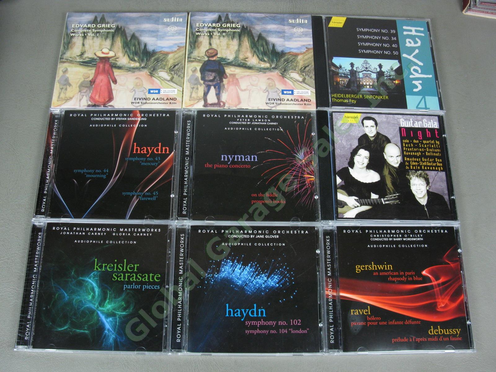 56 Classical Music CD Lot Hanssler Archiv Bach Mozart Pahud Amy Beach Brendel NR 9