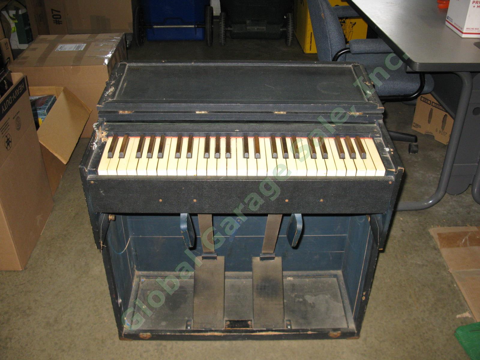 Rare Vtg Antique Estey Portable Folding Foot Pump Reed Organ