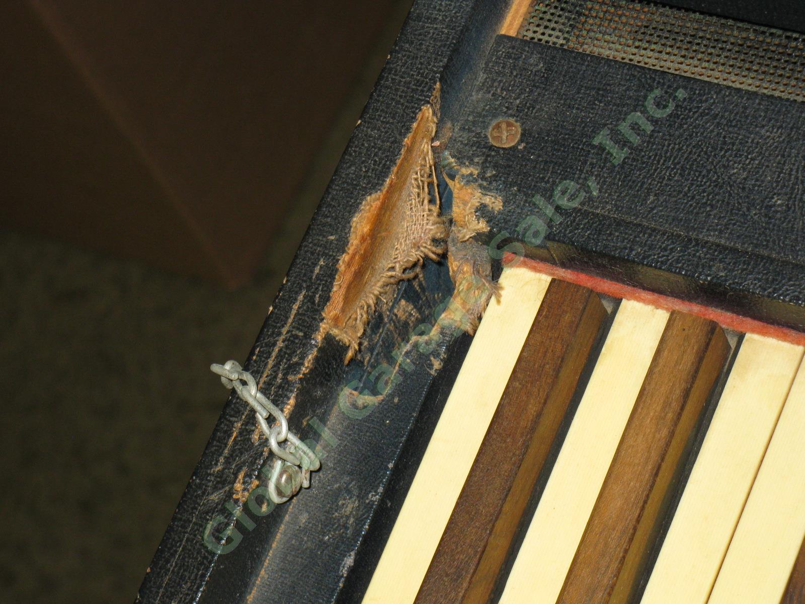 Rare Vtg Antique Estey Portable Folding Foot Pump Reed Organ 3