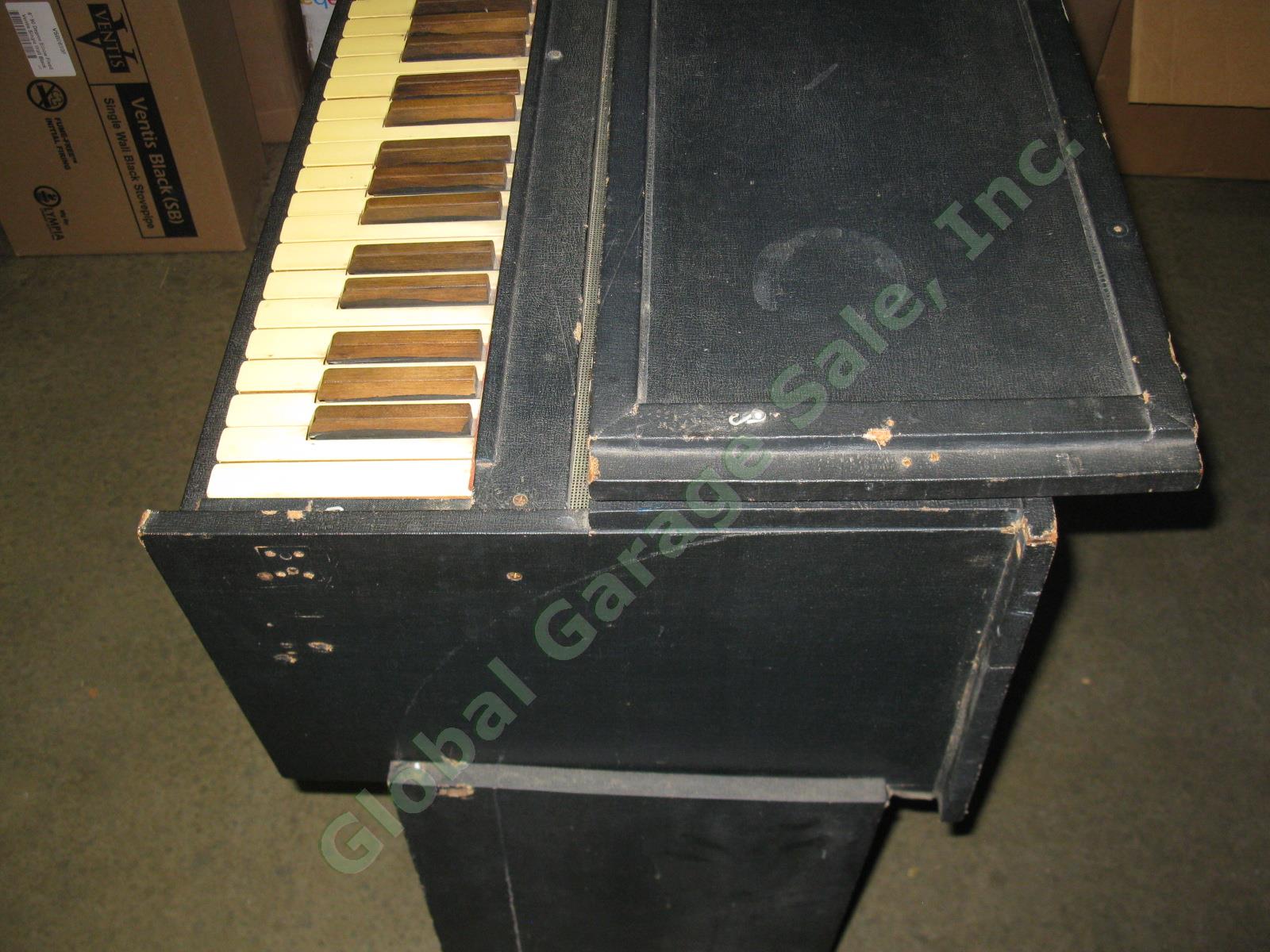 Rare Vtg Antique Estey Portable Folding Foot Pump Reed Organ 4