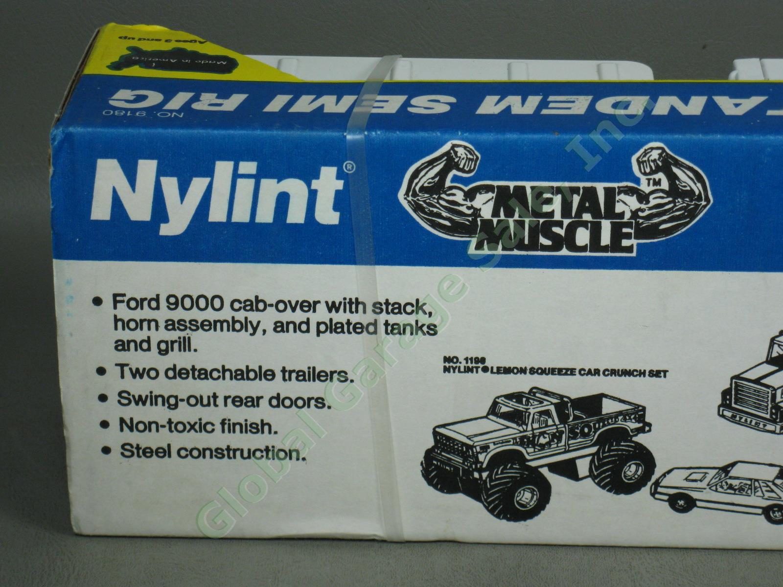 Nylint Steel Tough Metal Muscle 22" Tandem Semi Rig 9180 Tractor Trailer NAPA NR 4