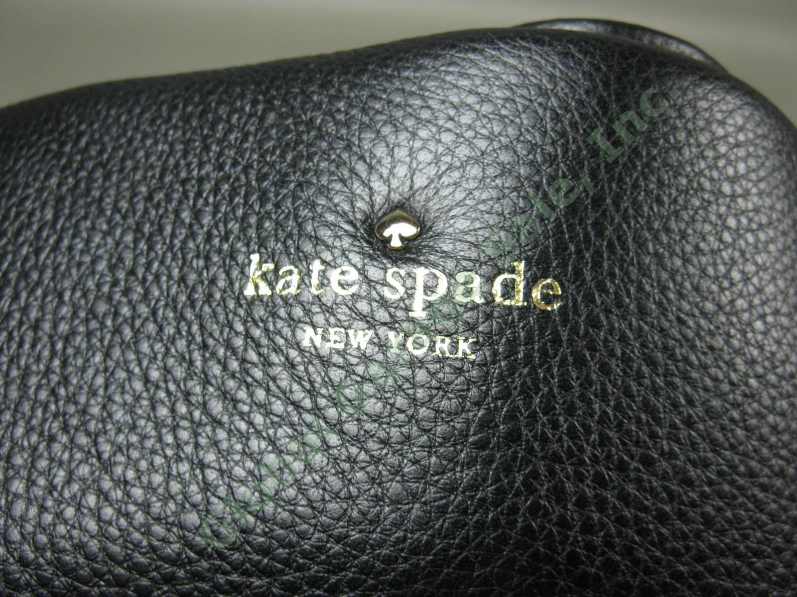 NEW Kate Spade NY Cobble Hill Andee Black Pebbled Leather High Tech Tote Bag NR! 7