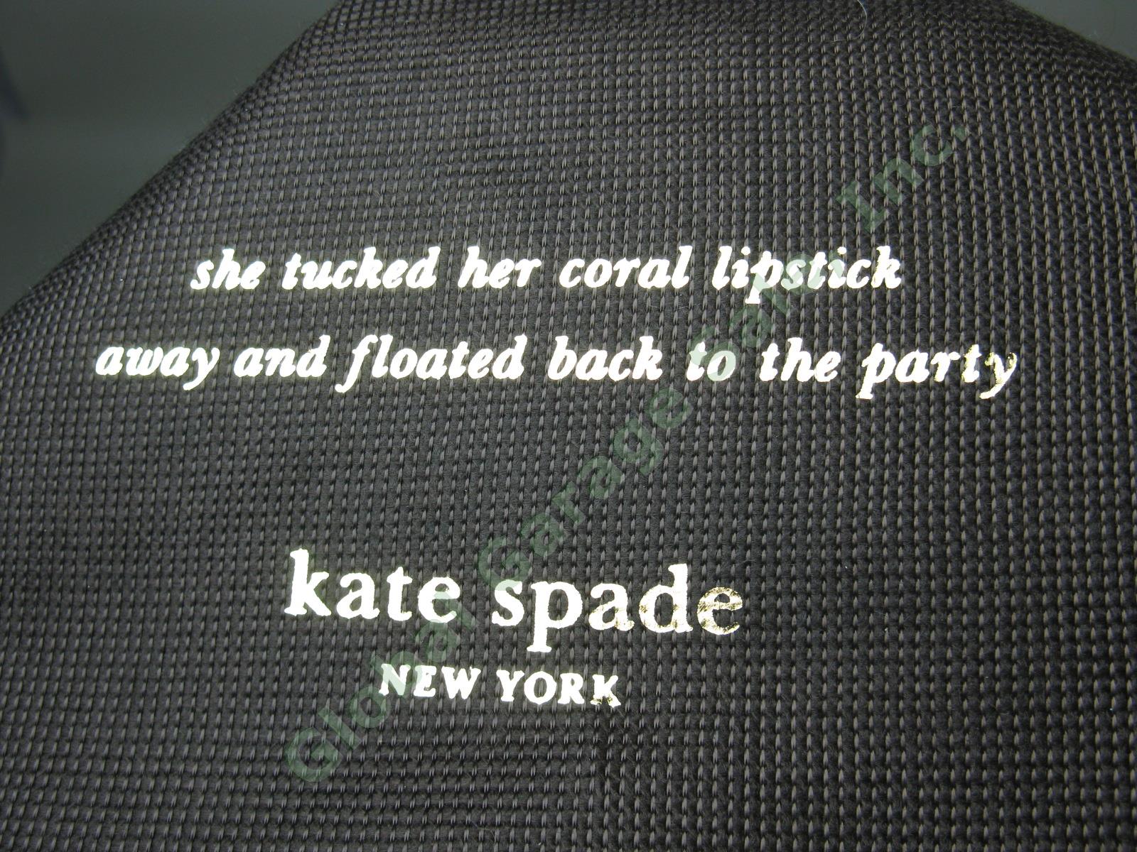NEW Kate Spade NY Cobble Hill Andee Black Pebbled Leather High Tech Tote Bag NR! 8