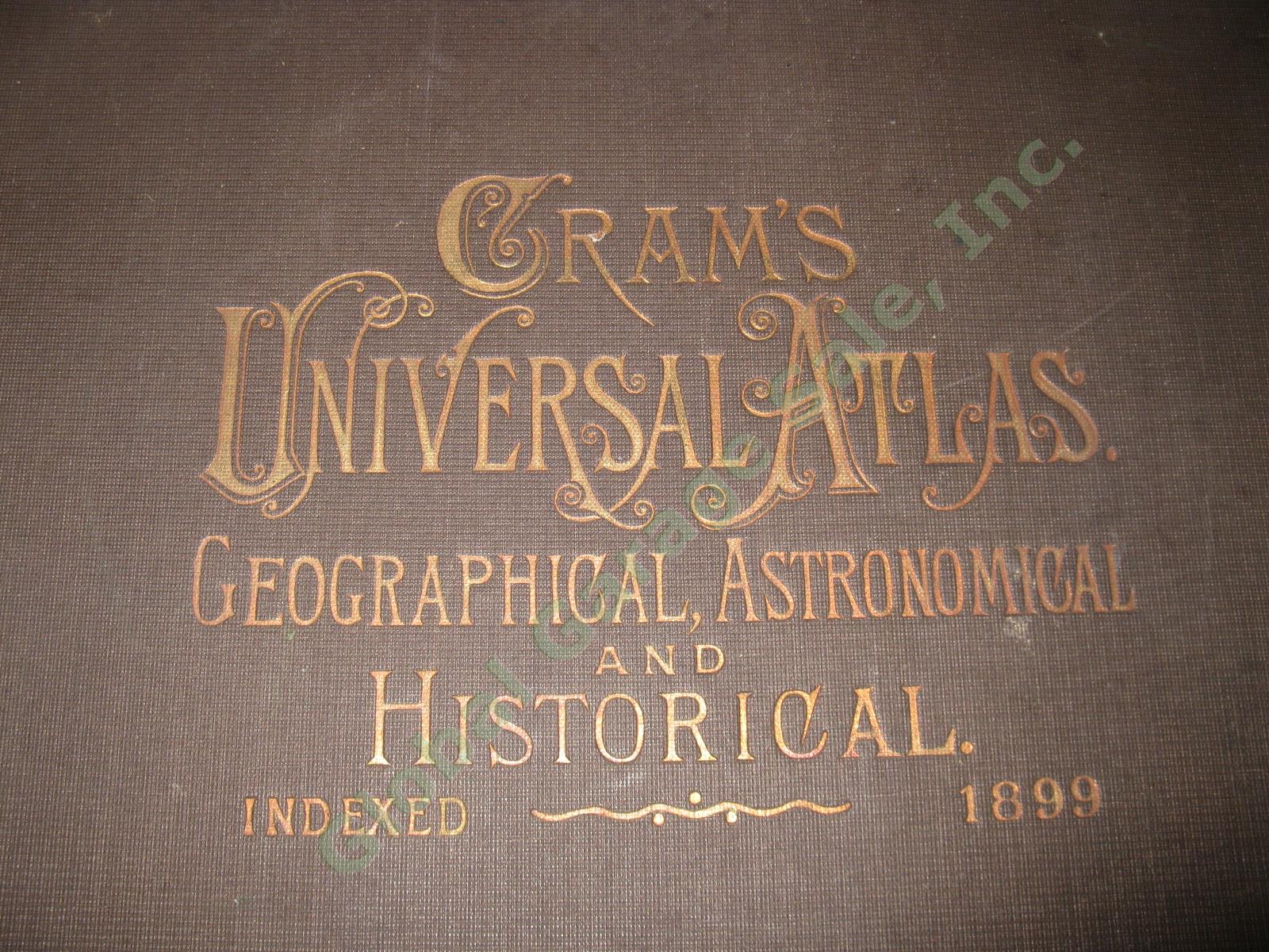 Antique 1899 Cram