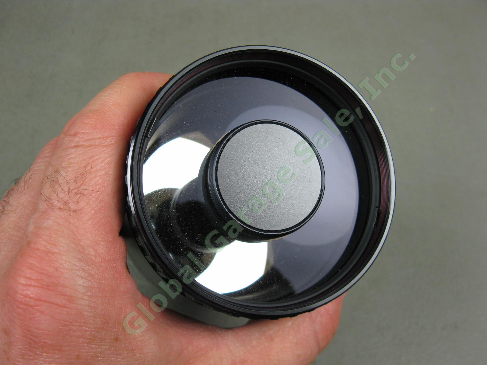 Pentax 500mm Angled Spotting Scope Telephoto Lens W/ Hood Cap Pouch Bag Bundle + 4