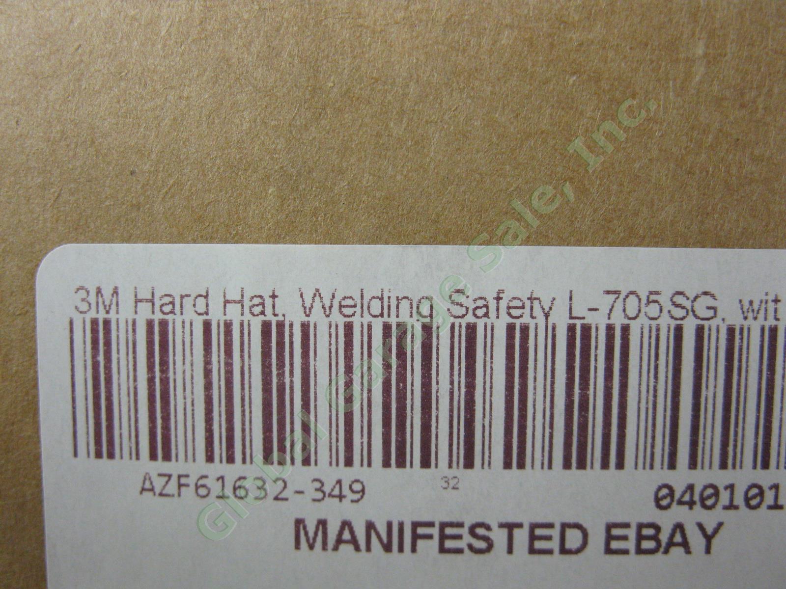 NEW 3M L-705SG L-Series SG Speedglas Hard Hat W/ Wide-View Welding Shield Helmet 6