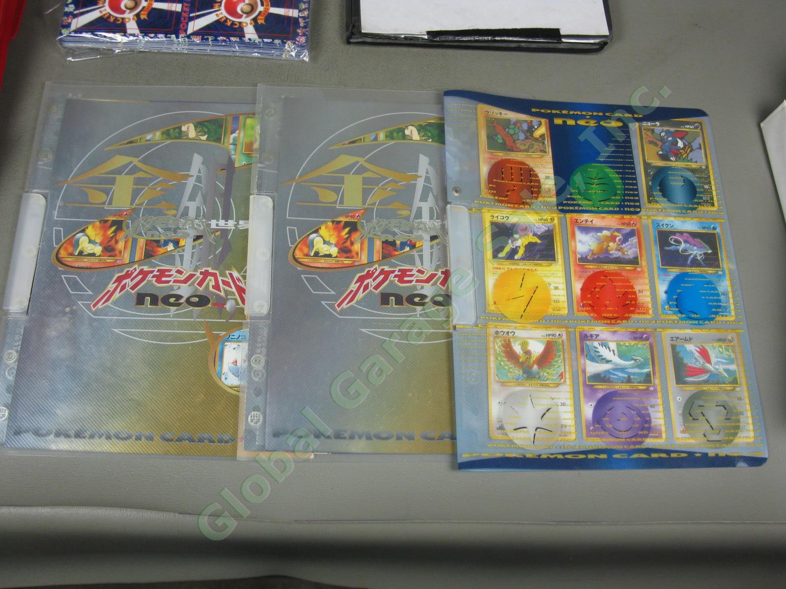 Huge Pokemon Cards Lot Albums Tins Japanese Neo Pocket Monsters 20lbs 1995-2000 8