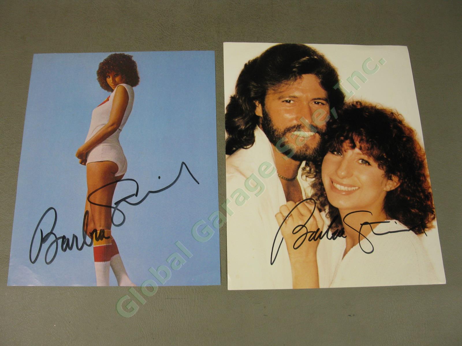 28 Celebrity Signed Photo Lot TTM Oprah Streisand Eastwood Travolta J-Lo Heston 3