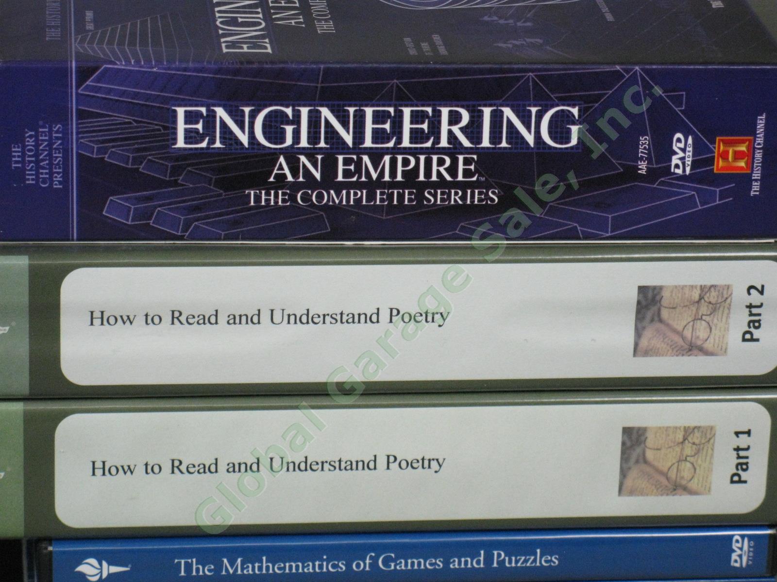 Teaching Company Great Courses CD/DVD Lot Science Math Physics Einstein Poetry + 4