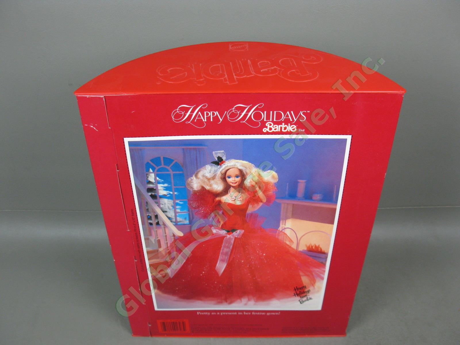 Vtg New Never Opened NRFB 1988 Happy Holidays Special Edition Barbie Doll In Box 3