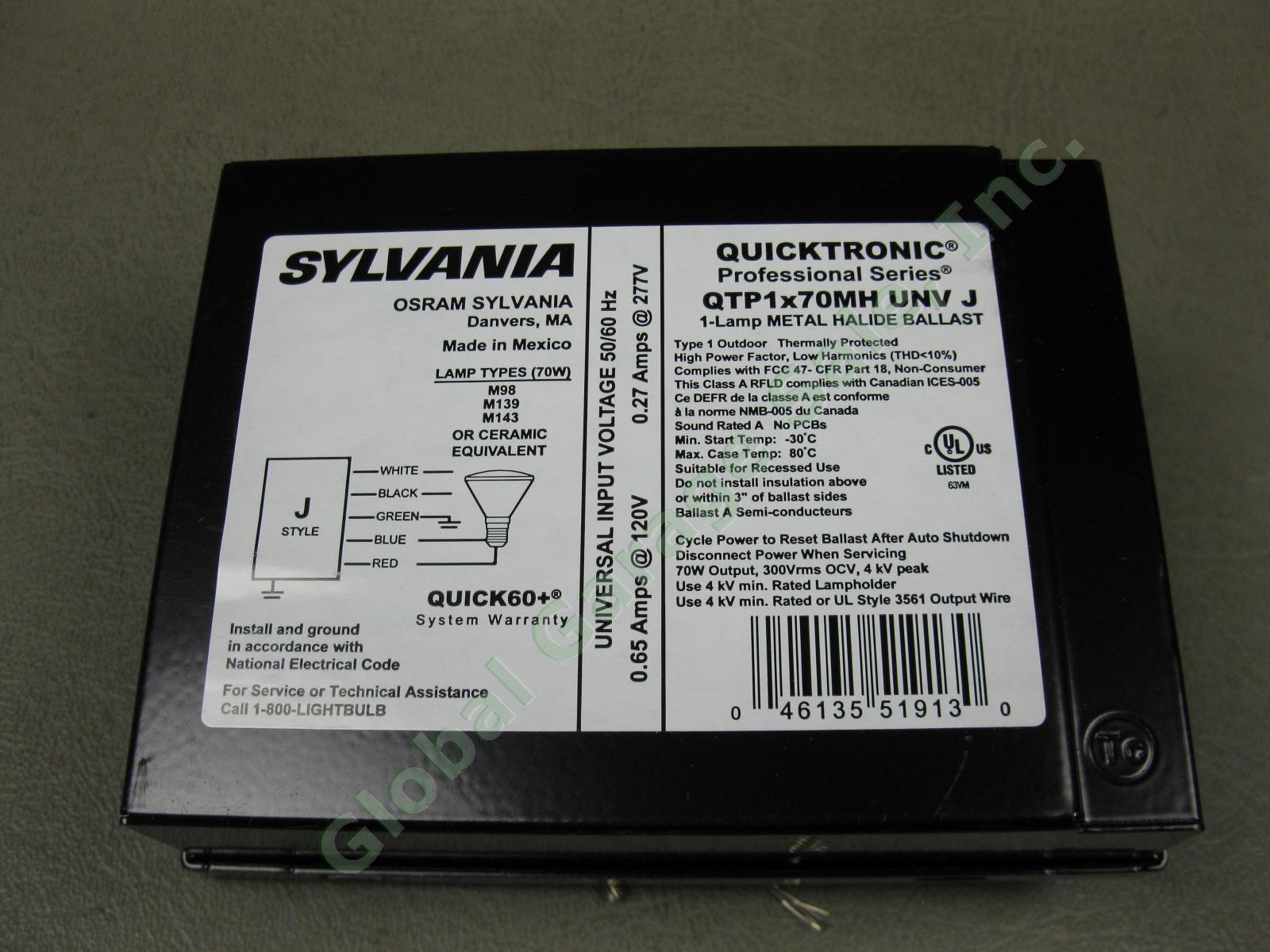 15 OSRAM Sylvania QTP1X70MH UNV J Quicktronic 70W Electronic Halide Ballast Lot 2