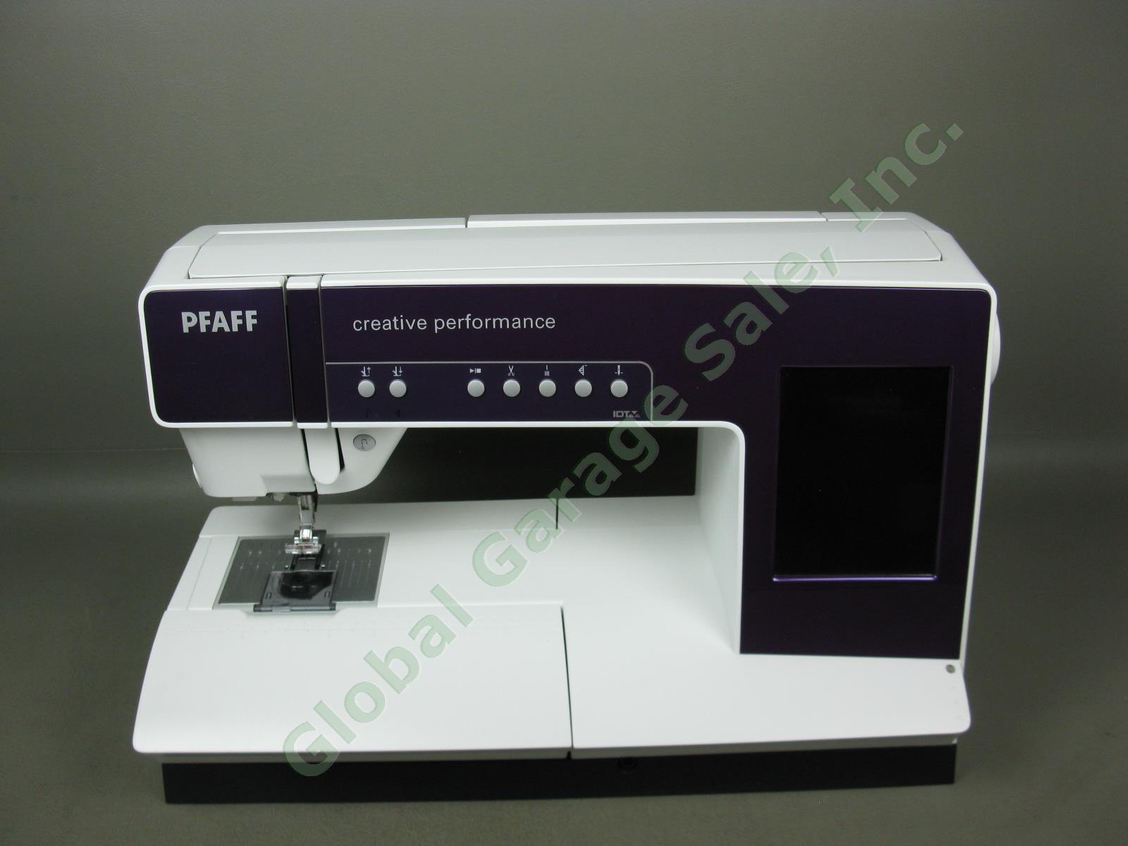 Pfaff Creative Performance Sewing Machine W/ IDT Embroidery Module 1 Owner GREAT 1