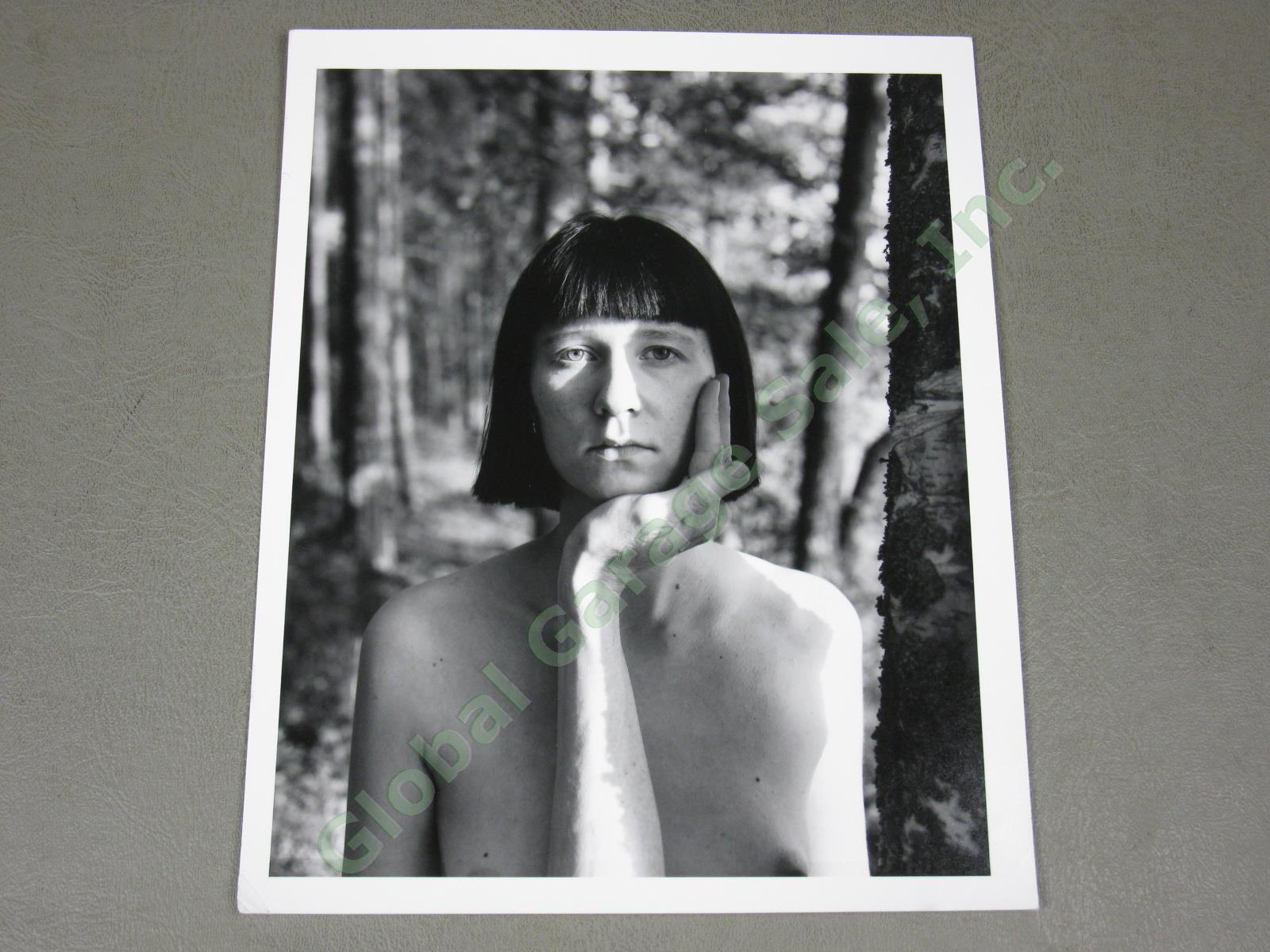 Rare Arno Minkkinen 8x10 Photograph Self Portrait With Pirje Finland Nude 1992