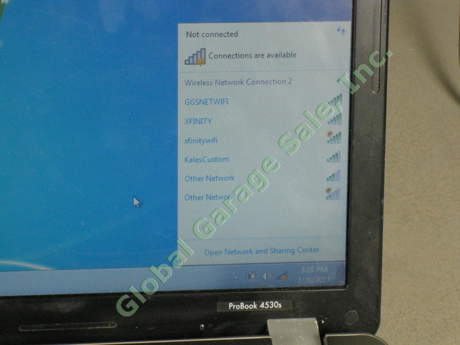 HP 4530s ProBook 15.6" Laptop Intel i3 2.3GHz 2GB 500GB Windows 7 Professional 2