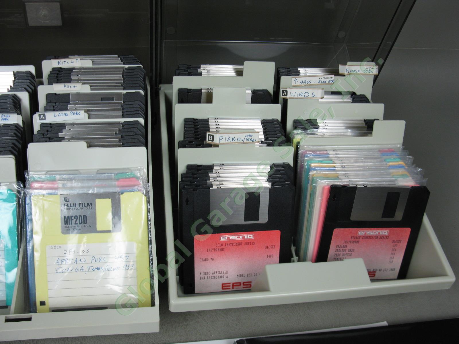Ensoniq EPS Sampler Synth Synthesizer Sound Sample Floppy Disk Library +M Manual 2