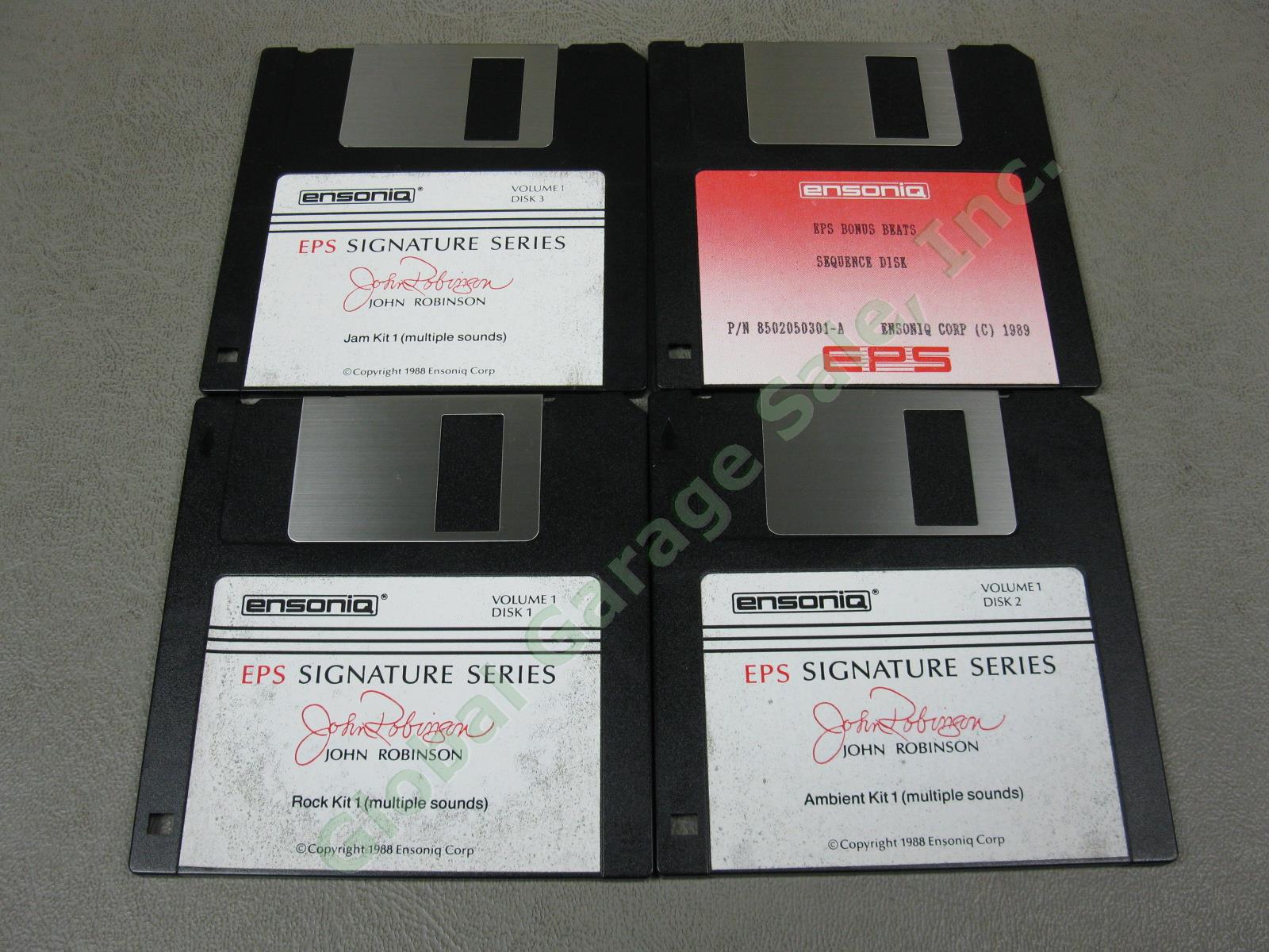 Ensoniq EPS Sampler Synth Synthesizer Sound Sample Floppy Disk Library +M Manual 4