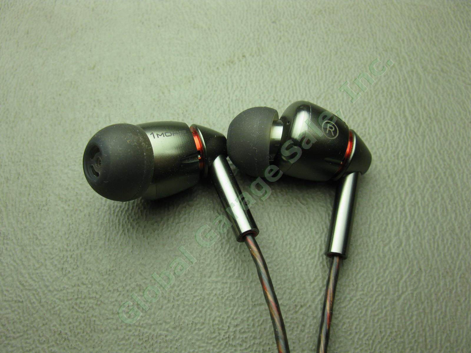 1more E1010 Quad Driver In-Ear Headphones Earphones Earbuds Apple iOS Mic Remote 5