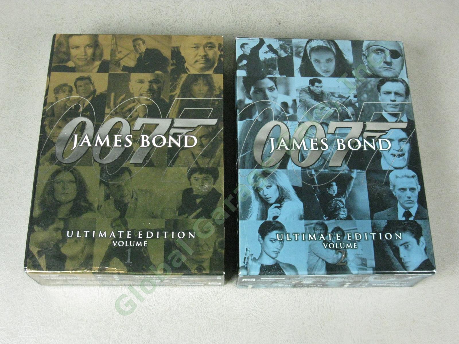 007 James Bond 46-DVD Collection Lot Ultimate Edition Box Sets Volume 1 2 3 4 NR 1