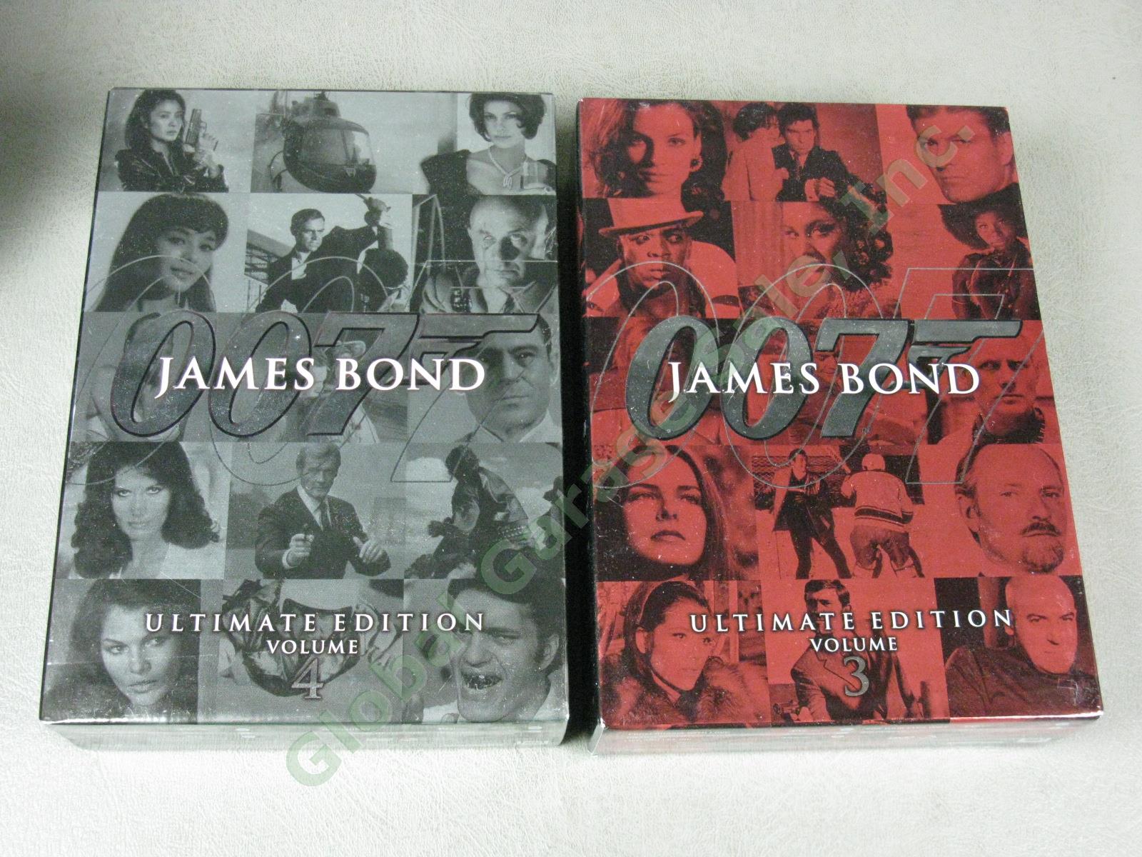 007 James Bond 46-DVD Collection Lot Ultimate Edition Box Sets Volume 1 2 3 4 NR 2