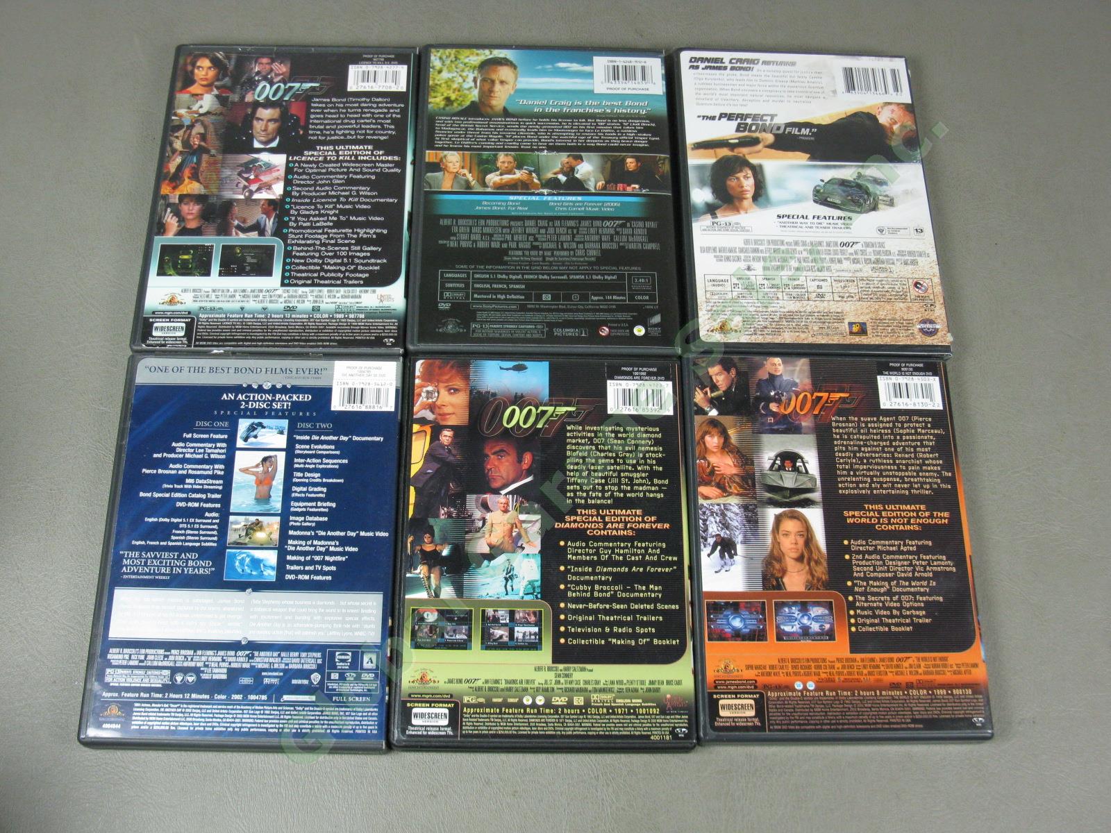 007 James Bond 46-DVD Collection Lot Ultimate Edition Box Sets Volume 1 2 3 4 NR 5