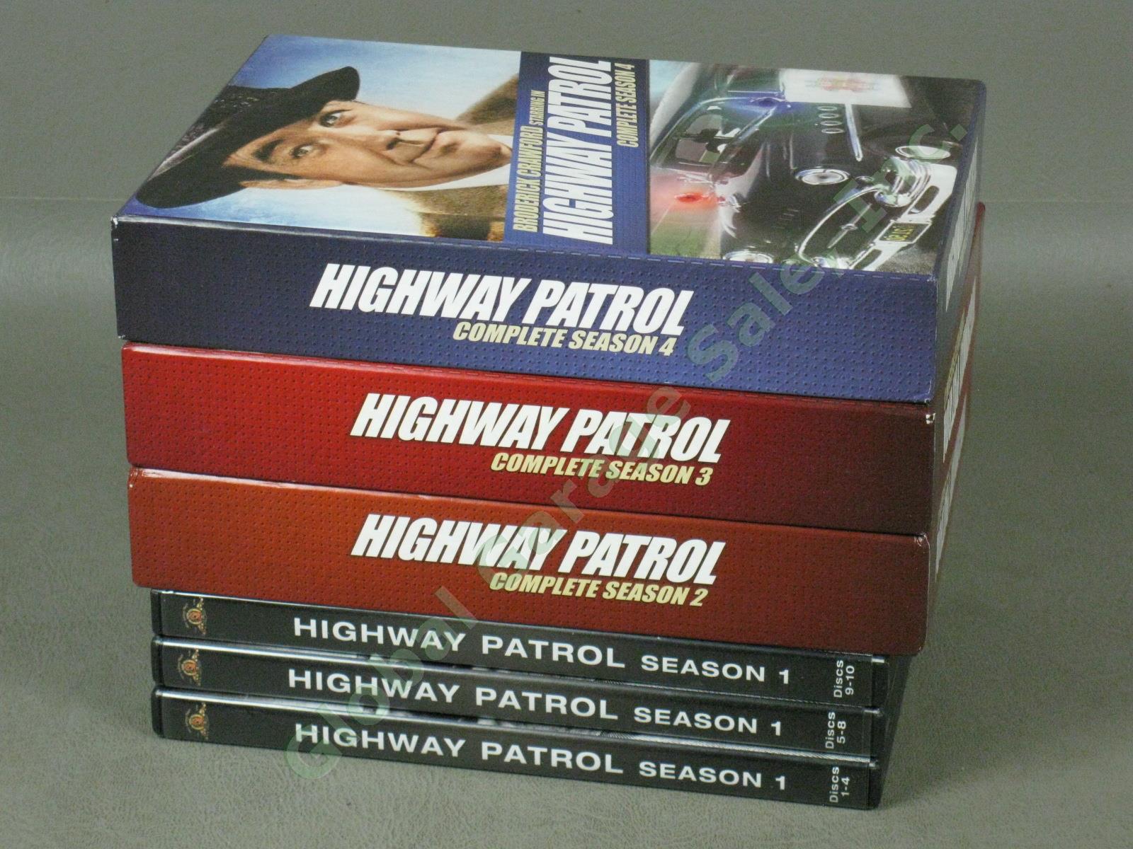 Highway Patrol 25-DVD Box Set Lot Complete 1950s TV Series Seasons 1 2 3 4 NR!