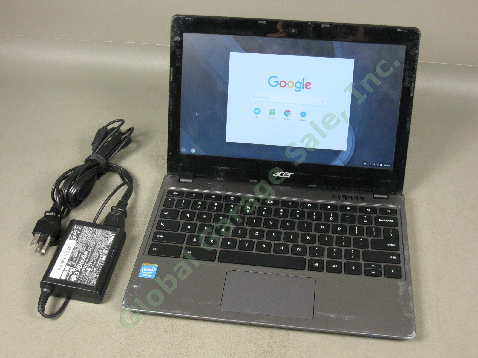 Acer Chromebook Netbook Laptop Computer C720-2844 11.6" 1.4GHz 4GB RAM 16GB SSD