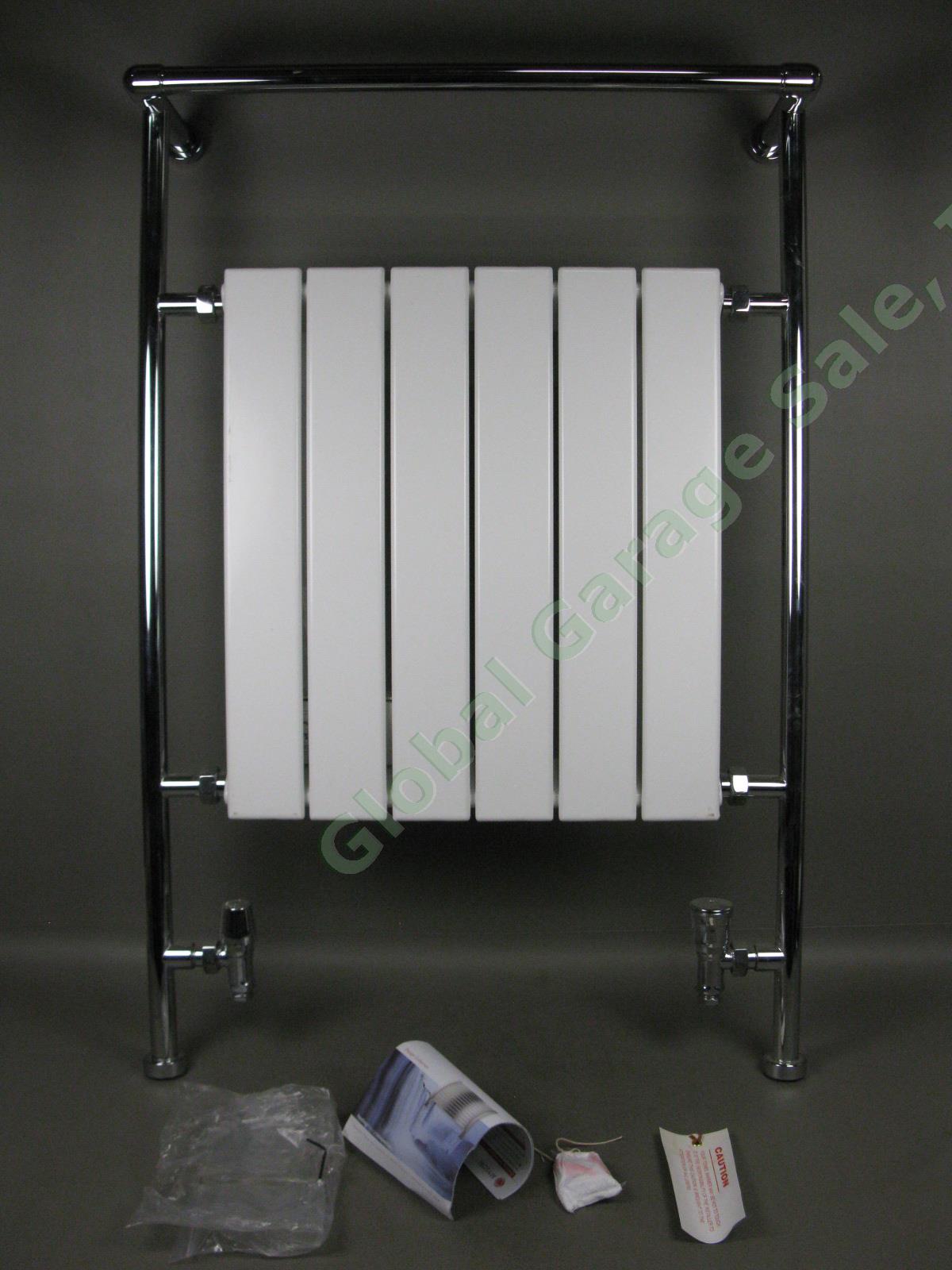 Myson Hydronic Wall Mount Towel Warmer White Model VR1? 2520 BTUH 38" x27" $2515