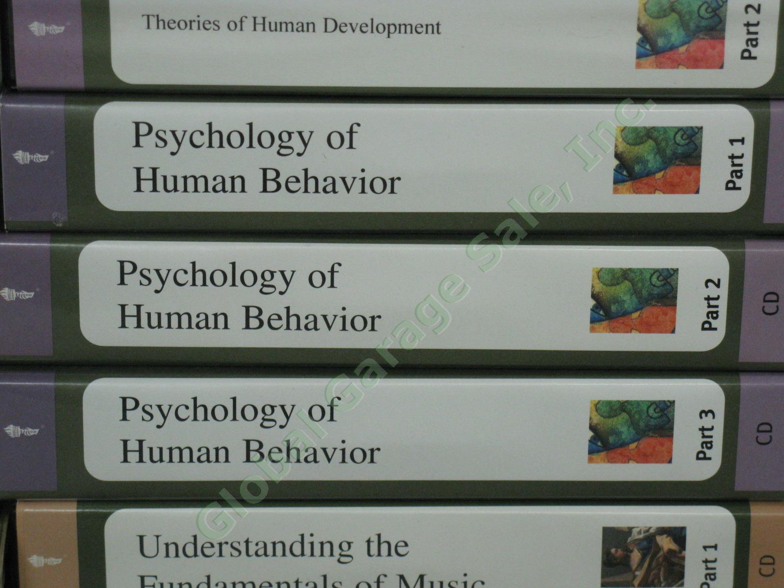 Huge Teaching Company Great Courses DVD/CD Lot Art Music History Psychology NR! 2