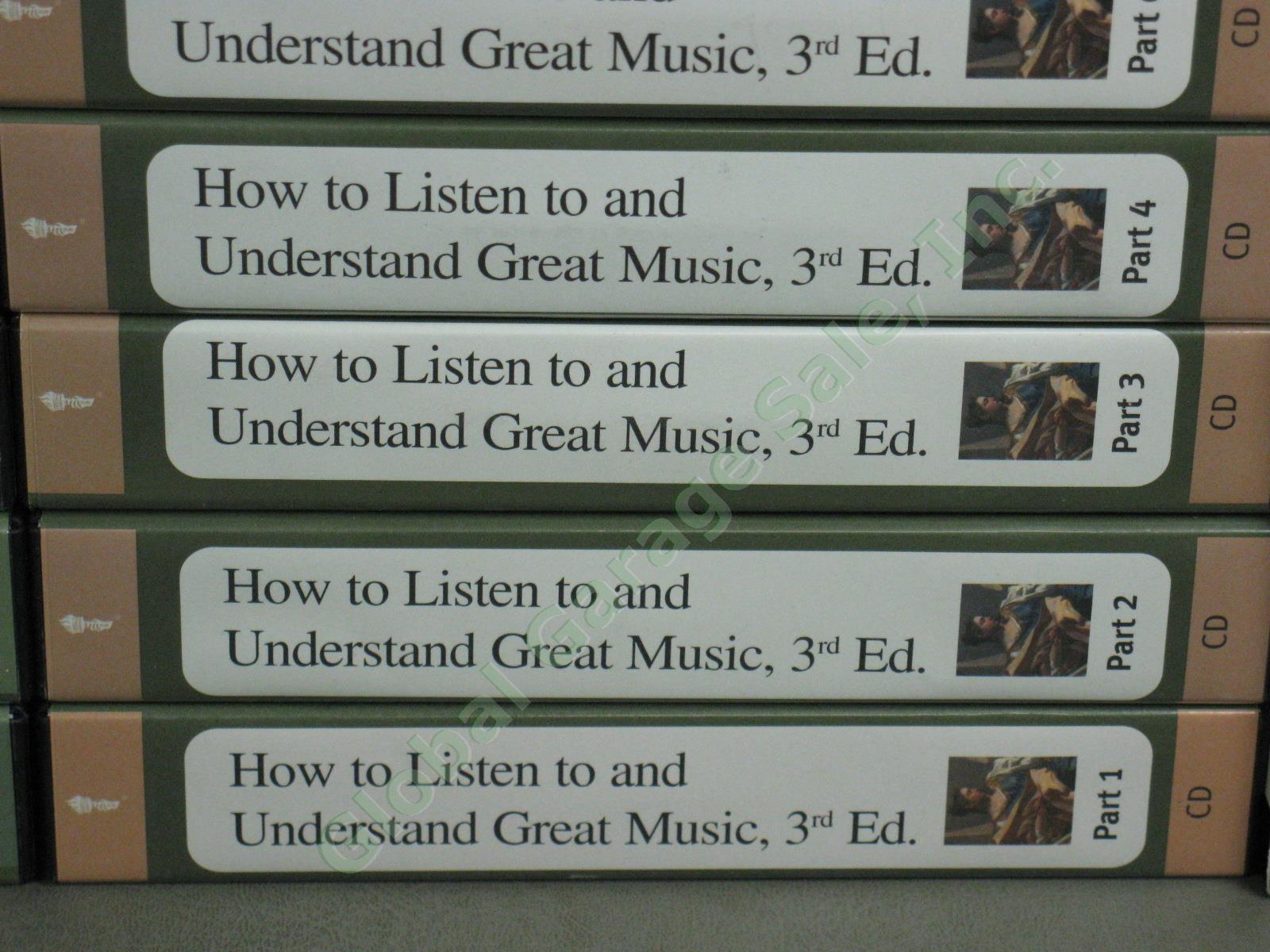 Huge Teaching Company Great Courses DVD/CD Lot Art Music History Psychology NR! 5