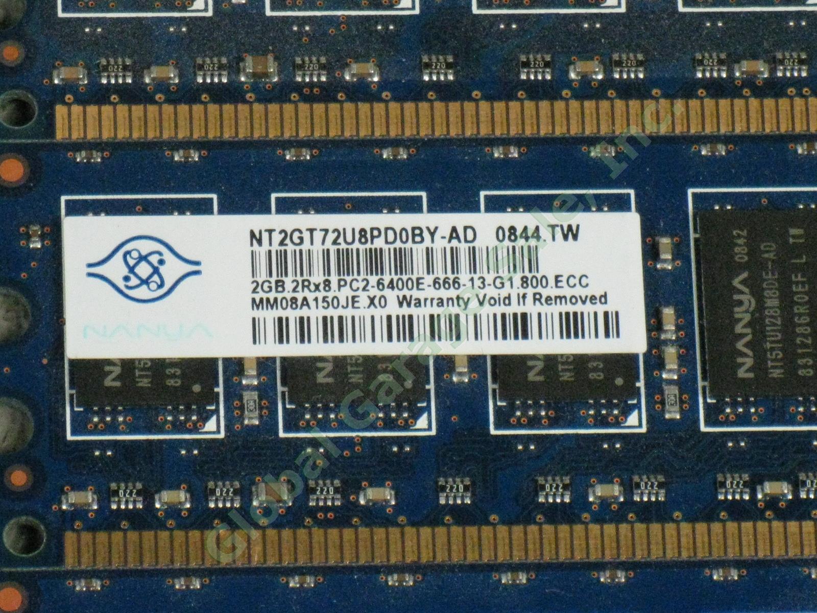25 2GB PC2-6400U DDR2 800 MHz Desktop RAM Computer Memory Card Modules Lot NR! 2