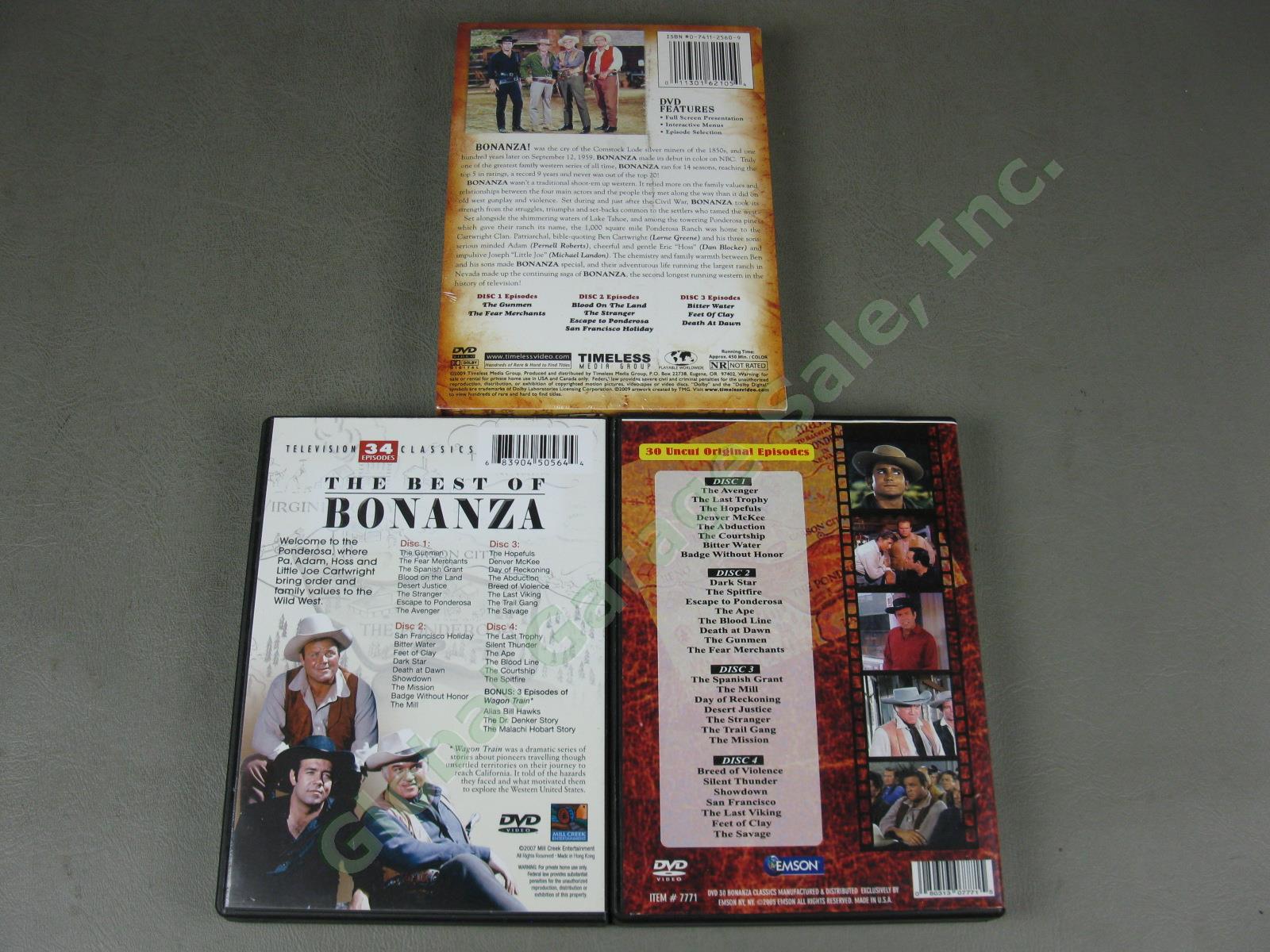 Huge Gunsmoke + Bonanza Western TV Series Complete Seasons + Movies DVD Lot NR! 4