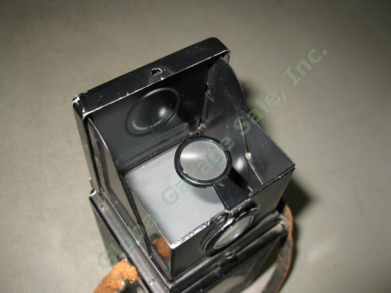 Vtg Rollei Rolleicord II Type 1 F&H Franke Heidecke Brown TLR Camera Carl Zeiss 5
