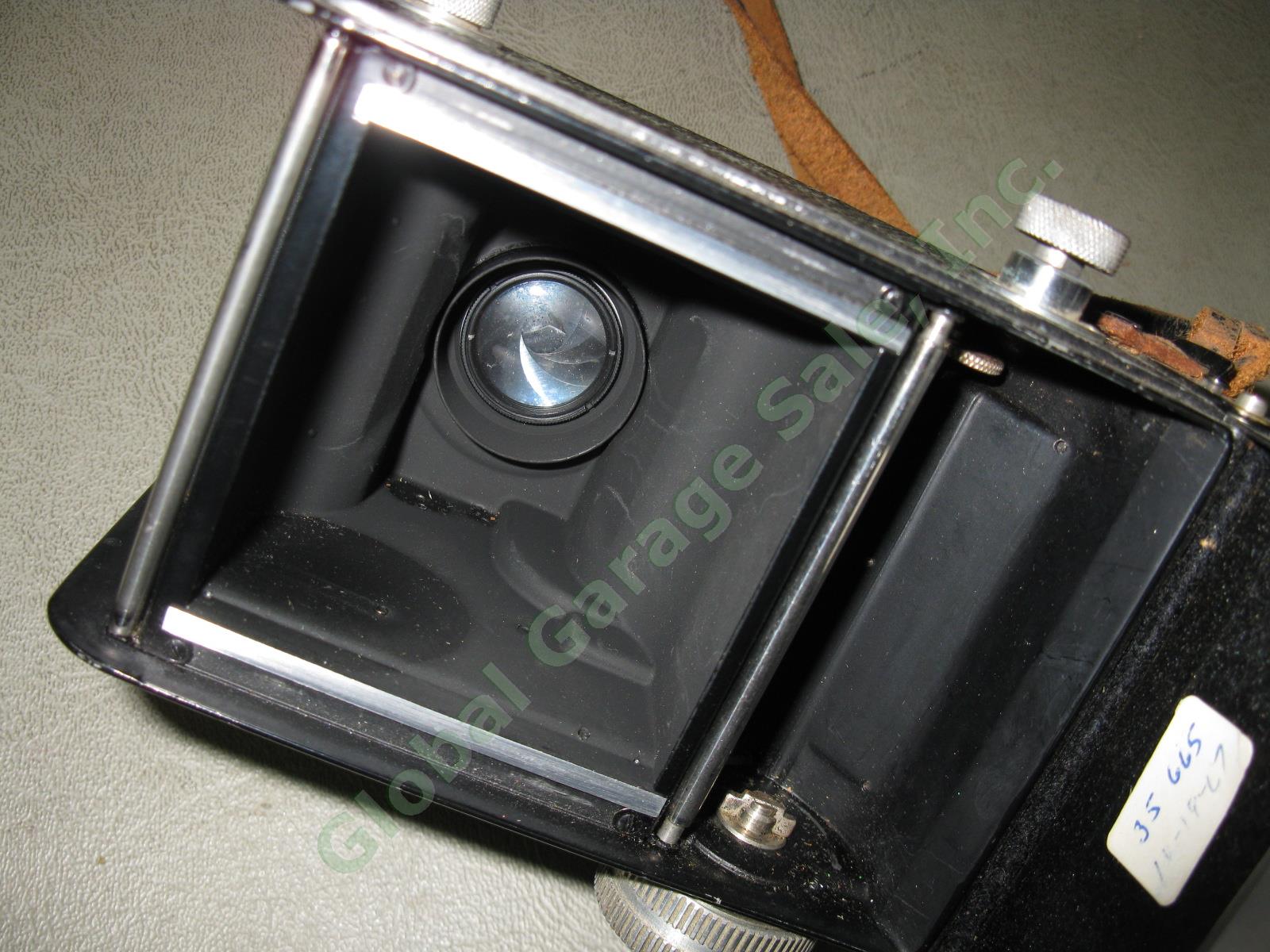 Vtg Rollei Rolleicord II Type 1 F&H Franke Heidecke Brown TLR Camera Carl Zeiss 8