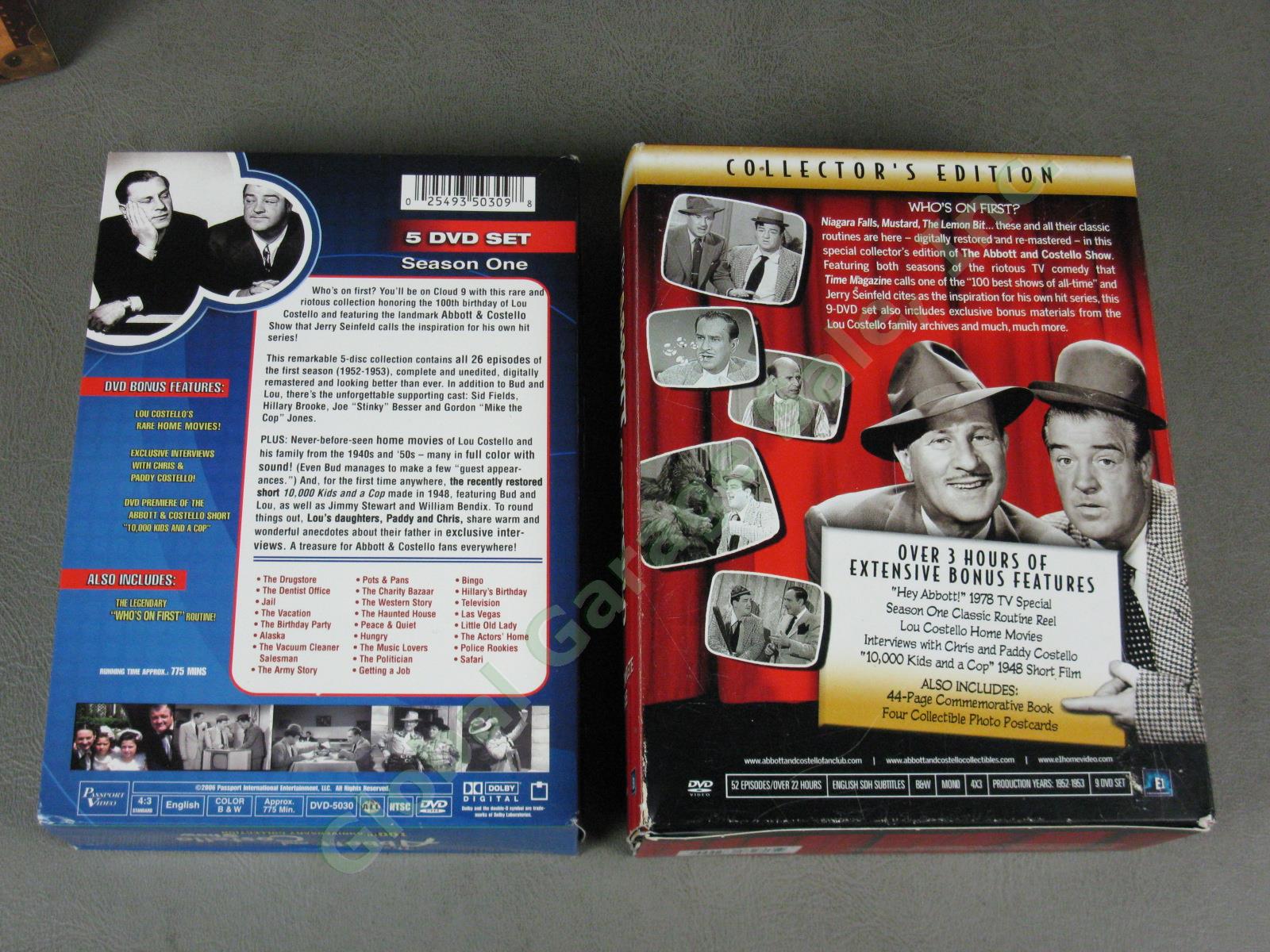 Abbott + Costello Laurel + Hardy Comedy TV Show Complete Series Movie DVD Lot NR 5