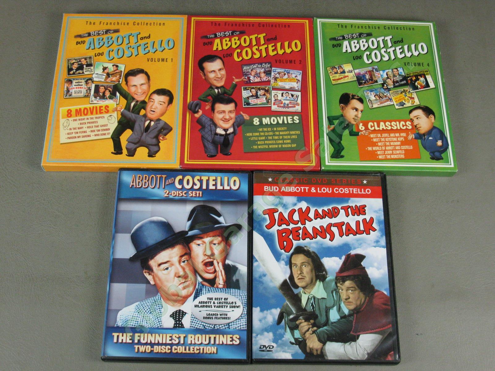 Abbott + Costello Laurel + Hardy Comedy TV Show Complete Series Movie DVD Lot NR 6