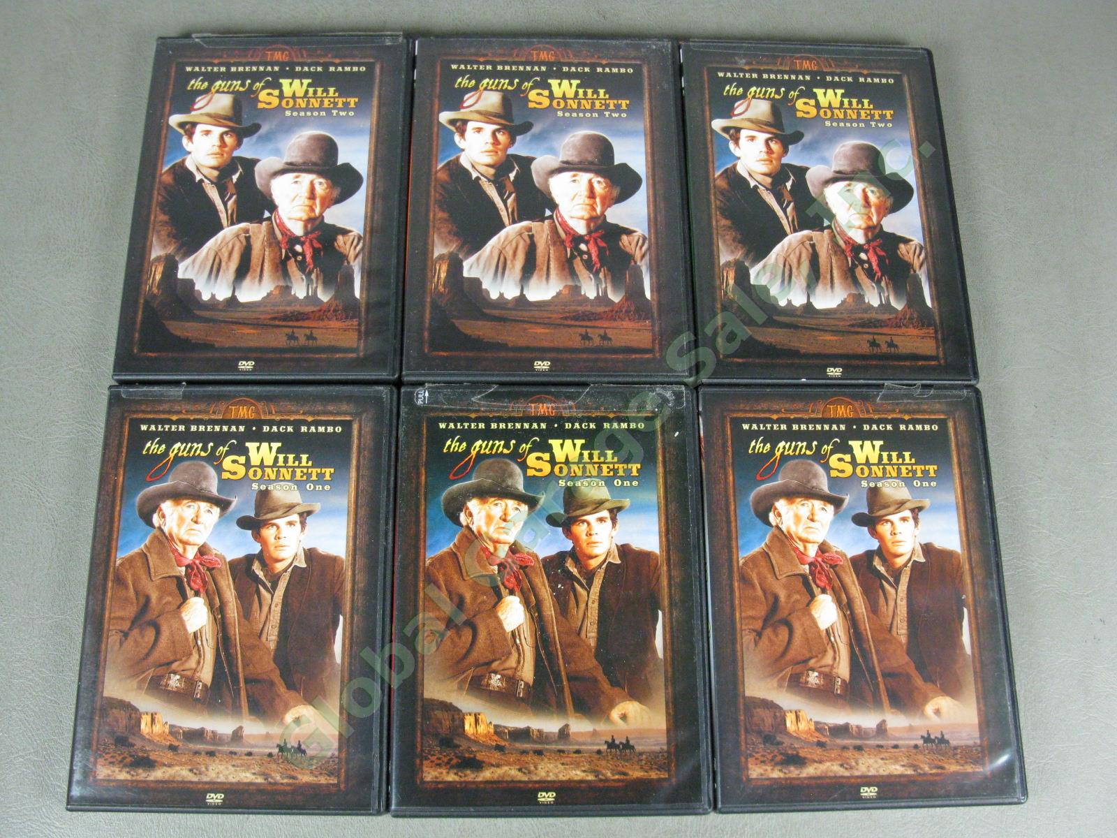 Lone Ranger Will Sonnett Wagon Train Jim Bowie Sergeant Preston DVD Lot Complete 7