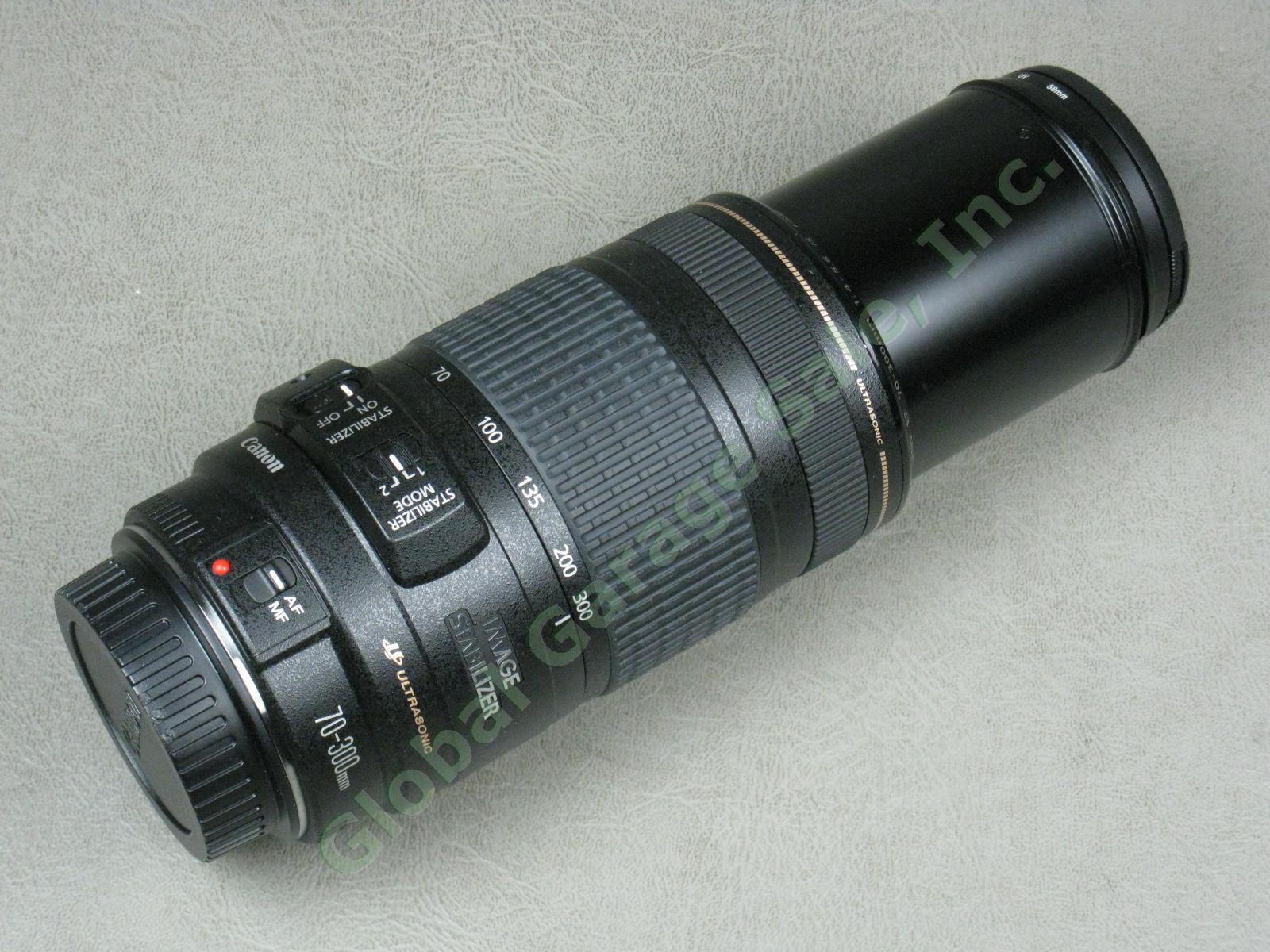 MINT! Canon Ultrasonic 70-300mm Image Stabilizer AF MF Macro Zoom Lens 1:4-5.6 5