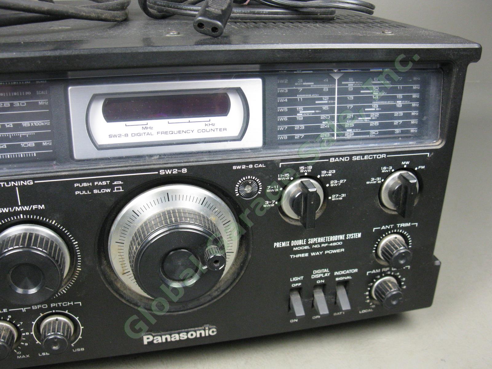 Panasonic RF-4800 FM-AM-SSB-CW 10-Band Shortwave Radio Communication Receiver NR 2