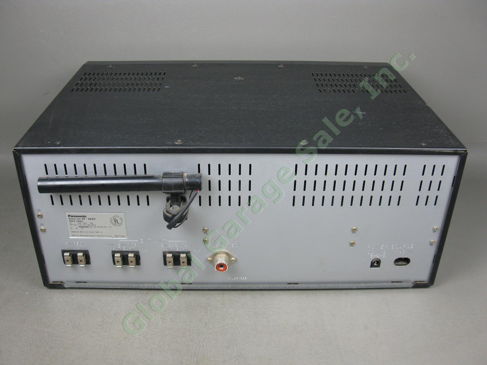 Panasonic RF-4800 FM-AM-SSB-CW 10-Band Shortwave Radio Communication Receiver NR 7
