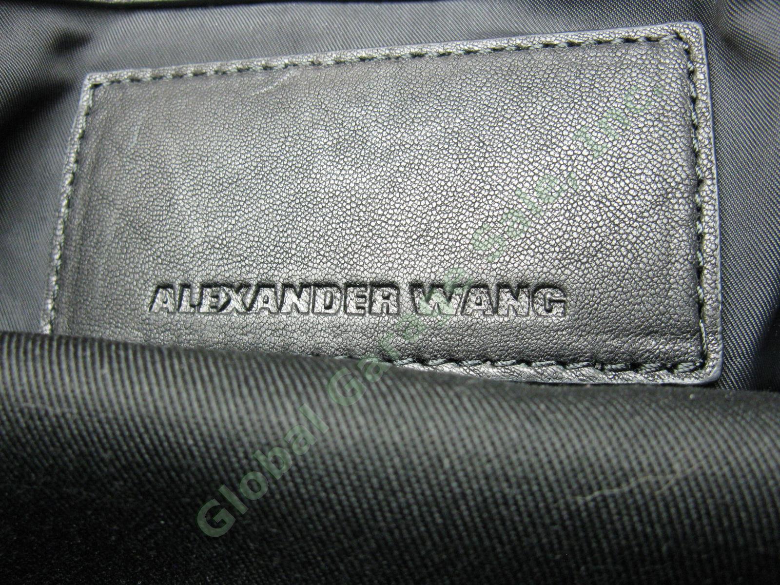 NWT Alexander Wang Mini Marti Washed Black Lambskin Leather Backpack 204133 $795 4