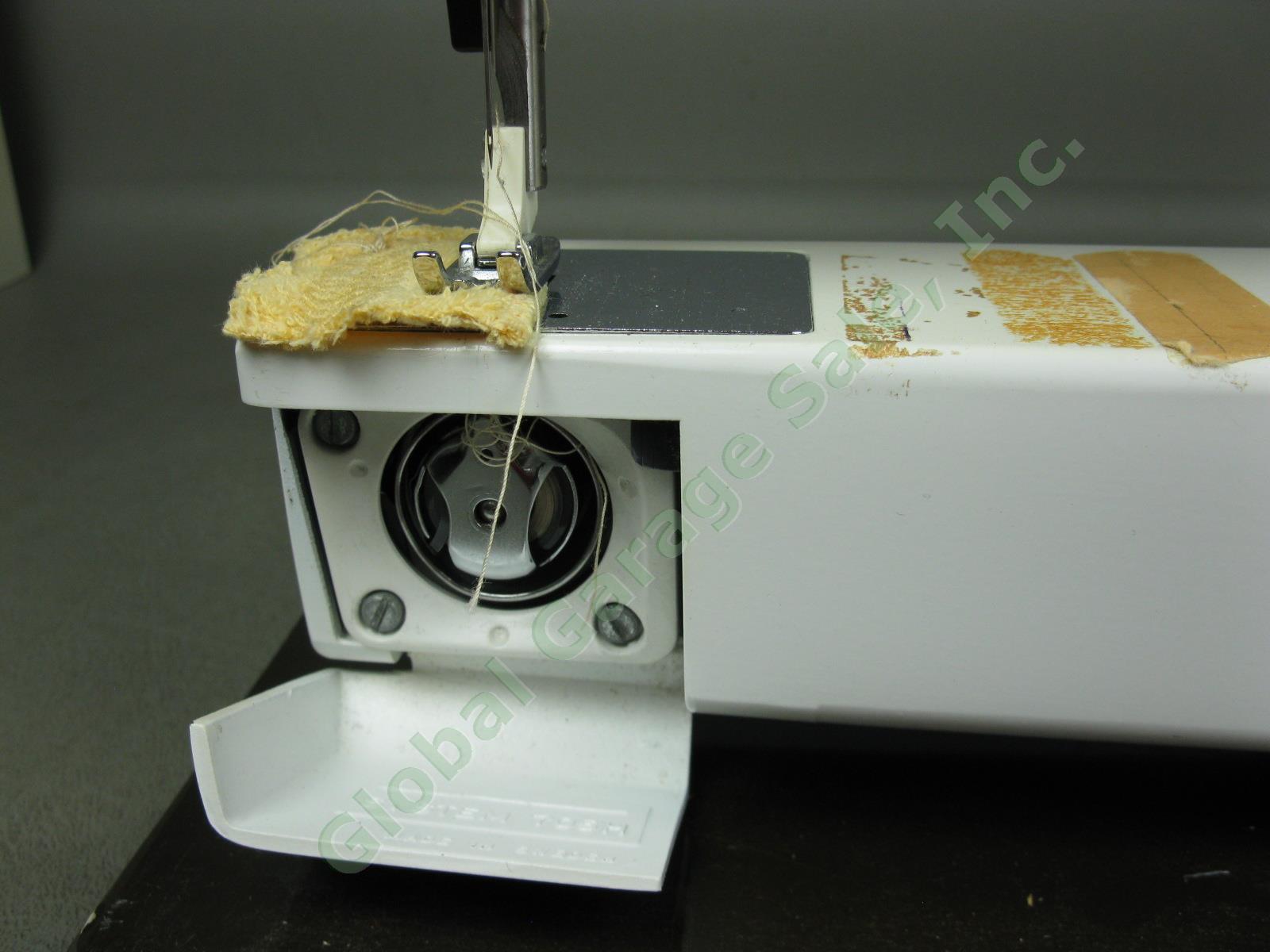 Viking Husqvarna 6460 Sewing Machine W/ 8 Colormatic Cams Pedal Case Bundle Lot 4