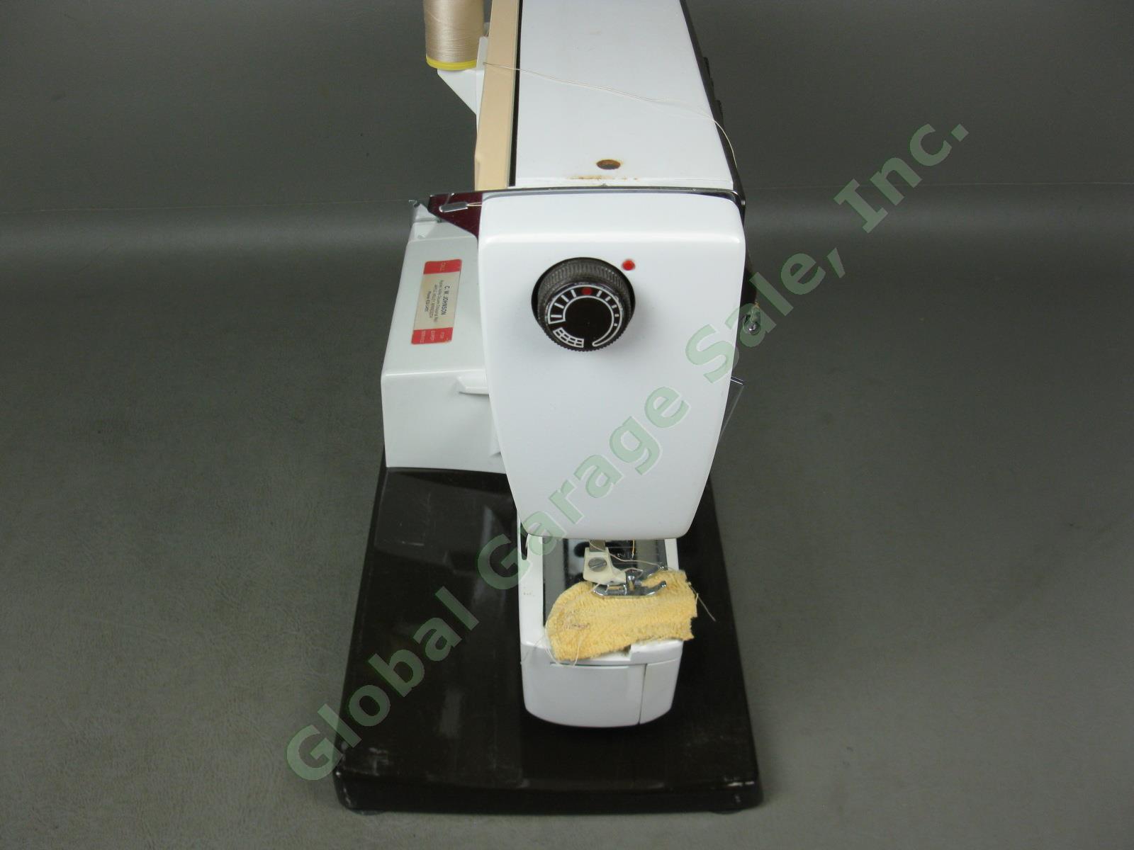 Viking Husqvarna 6460 Sewing Machine W/ 8 Colormatic Cams Pedal Case Bundle Lot 5