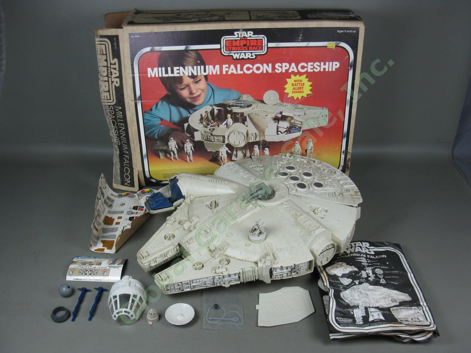 Vtg 1979 Kenner Star Wars Millennium Falcon Vehicle w/Box Labels Instructions NR